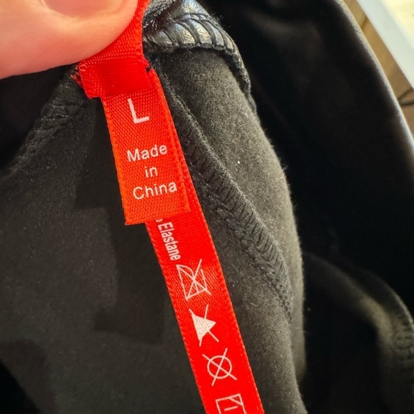 Tagoo Stretchy Faux Leather Leggings High Waistband / large - Picture 8 of 11